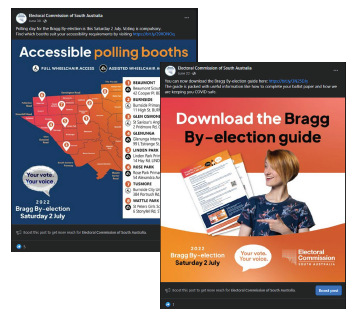 Bragg by-election report - Social media