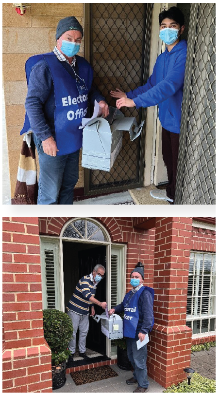 Bragg by-election report - Voting pack delivery by ECSA staff